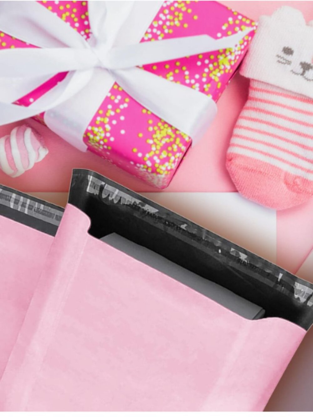 6x9 Pink Polymailers - Set of 25 - Picture 5 of 5